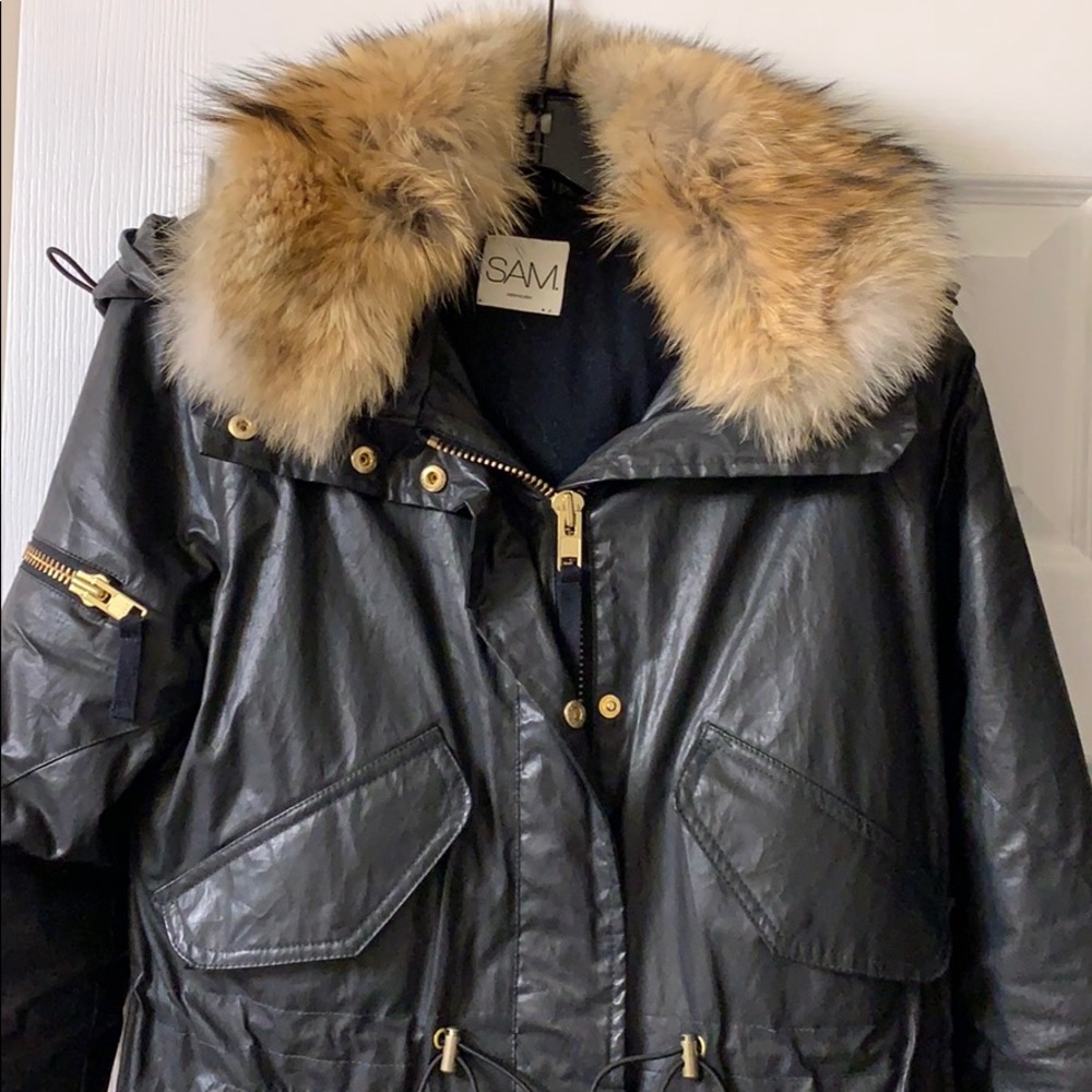 SAM NYC Black Camper Jacket